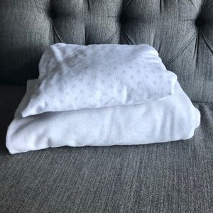 Pottery Barn Kids chamois crib sheets